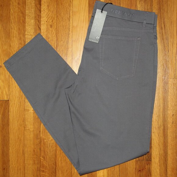 Greyson Amagansett 5 Pocket Golf Trousers Mens 34x34 Matterhorn - Picture 1 of 7